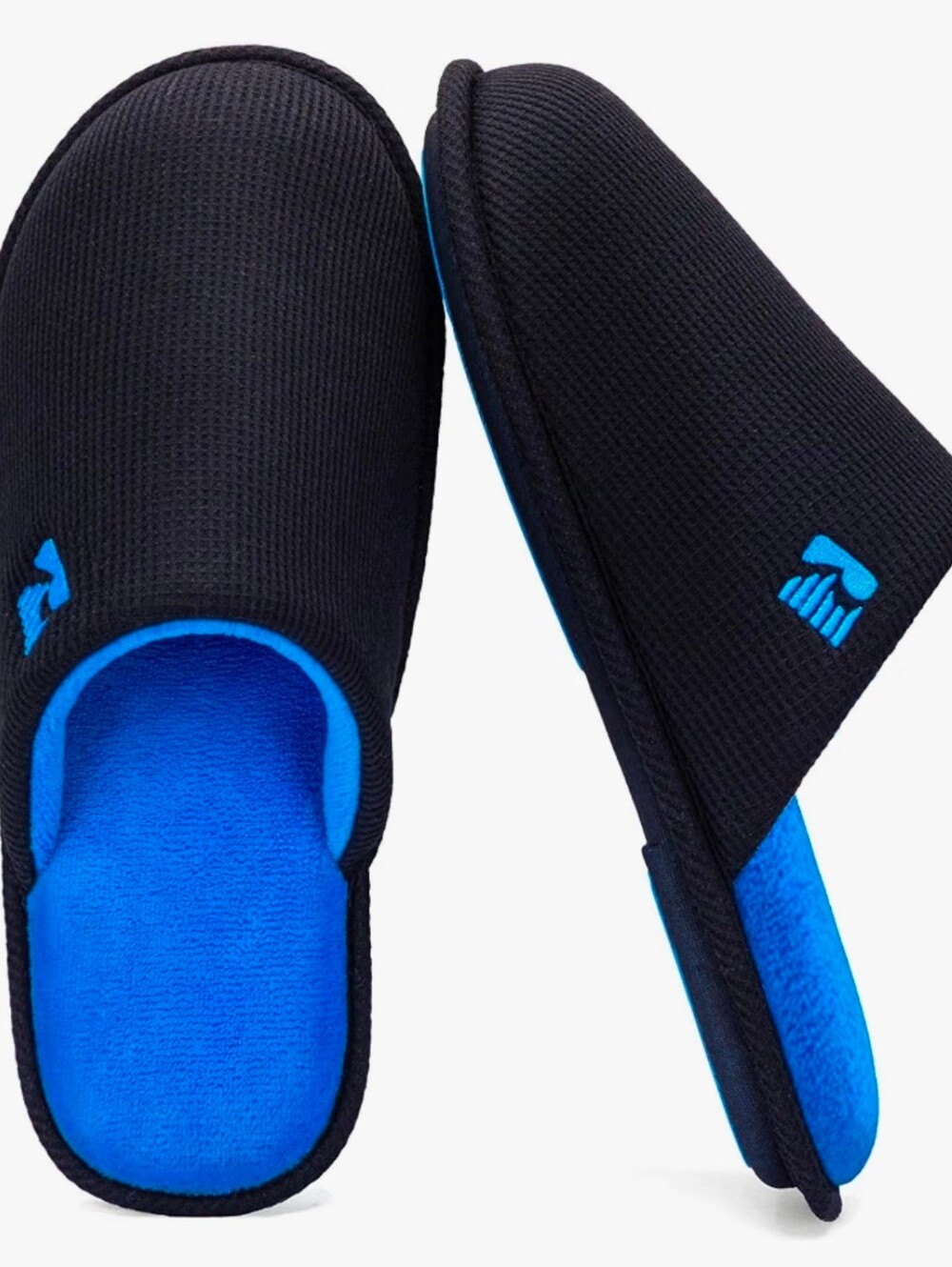 RockDove Mens Two Tone Memory Foam Scuff Slippers New Large 11 - 12